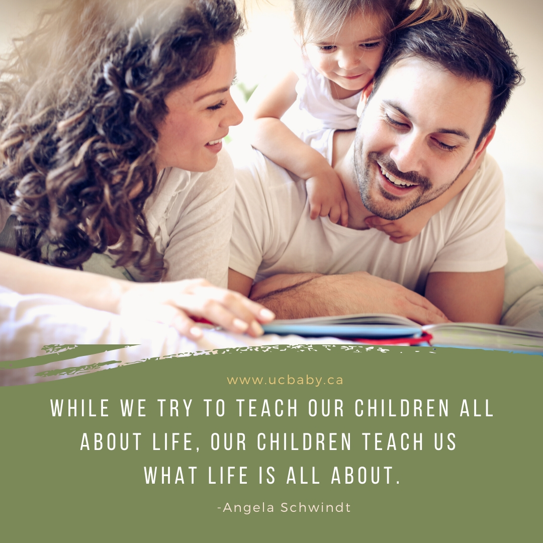 UC Baby Motherhood Quote 122019 - What Life is About