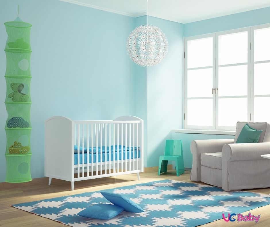 setting up the nursery for baby