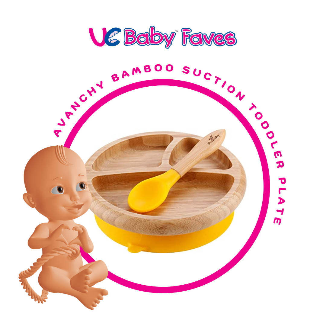 Avanchy  Bamboo Infant Spoons: Long handles for Parent-Led