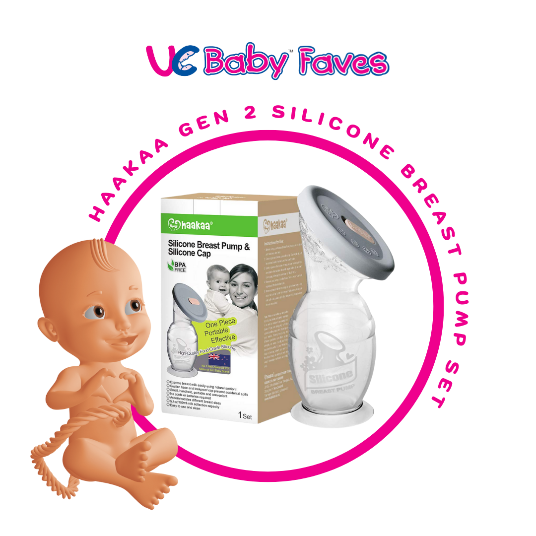 UC Baby Faves Haakaa Gen 2 Silicone Breast Pump